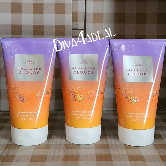3x Bath & Body Works AMONG THE CLOUDS Body Scrubs - Picture 1 of 2